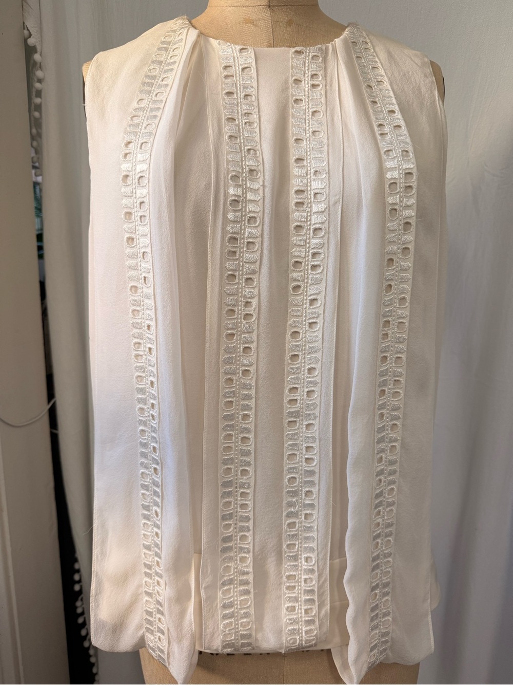 Robert Rodriguez, Silk Sleeveless Blouse sz 6